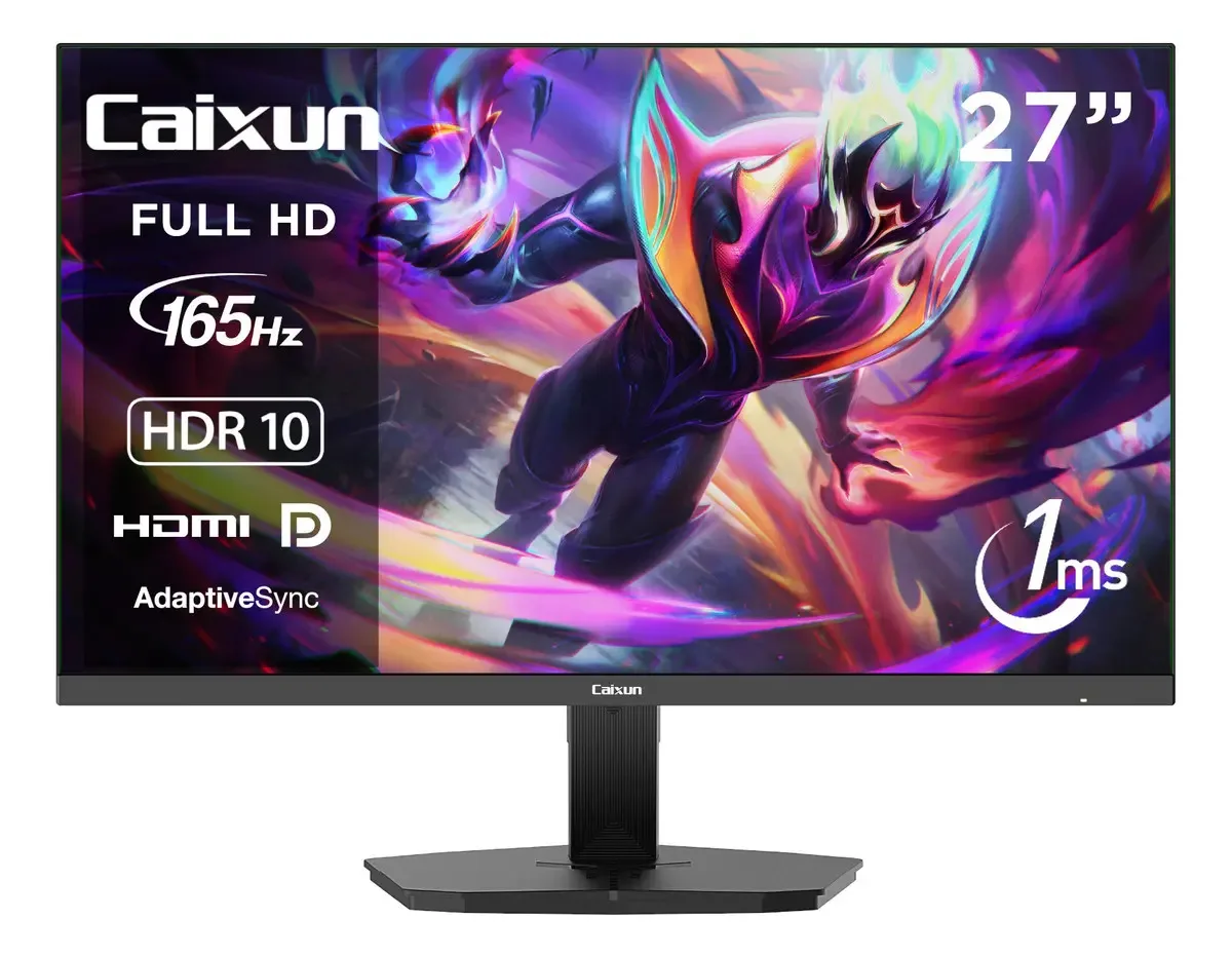 Monitor Gamer Plano Caixun 27" FHD IPS 165Hz C27F4F