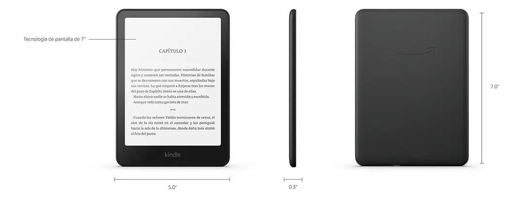 Amazon Kindle Paperwhite 7" (2024, 12° Gen) - detalle 2