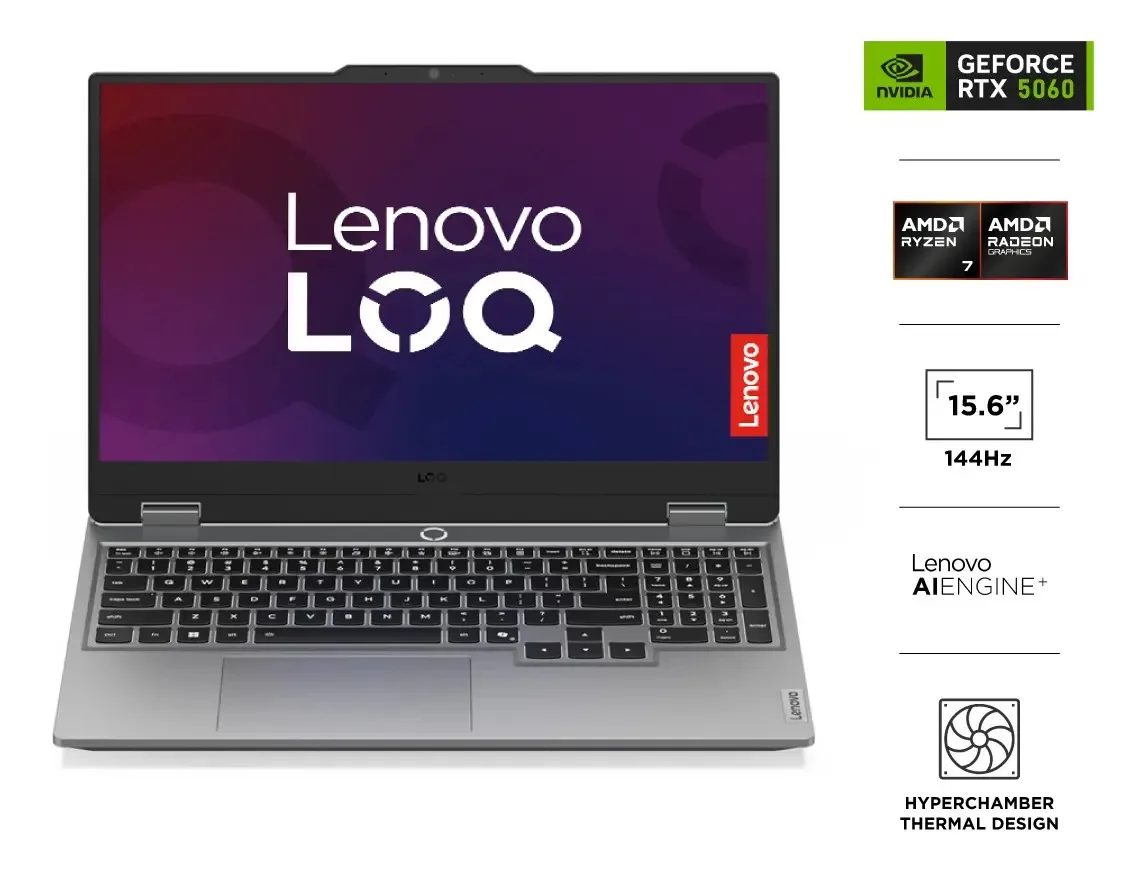 Lenovo LOQ 15AHP10 (Ryzen 7 250, RTX 5060)