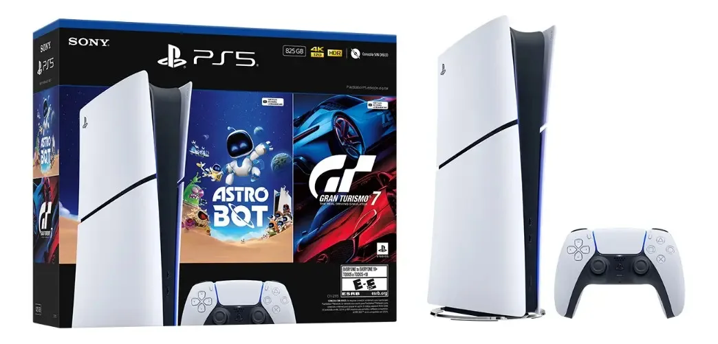 PlayStation 5 Slim Digital (Astro Bot + Gran Turismo 7)